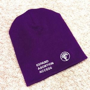 Purple NARAL Expand Abortion Access Beanie